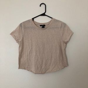 short sleeve crop top
